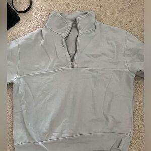 Small blue quarter zip from Brandy Melville